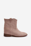 Classic Women's Suede Boots with Comfortable Leather Insole