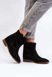 Classic Women's Suede Boots with Comfortable Leather Insole