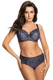 Lace-Trimmed Women's Bikini Bottoms with Decorative Edging
