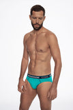 Cotton Men's Briefs Set - Patterned & Solid, 2 Pack
