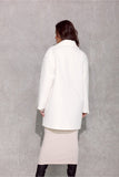 Elegant Oversized Short Coat with Quilted Lining
