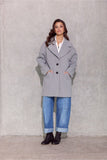 Oversized Betty Short Coat with Decorative Lapels