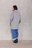 Oversized Betty Short Coat with Decorative Lapels