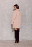Chic Oversized Short Coat with Decorative Lapels