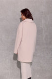 Oversized Chic Short Coat with Decorative Lapels