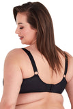 Elegant Sensational Soft Bra in Black and Beige