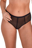 Elegant Mesh Full-Cut Panties with Classic Top Design