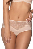 Elegant Pink Mesh & Lace Full Cut Feminine Panties