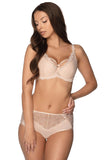 Elegant Pink Mesh & Lace Full Cut Feminine Panties