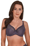 Sensational Semi-Padded Bra with Striped Knitted Cups