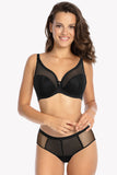 Delicate Mesh Women's Panties with Satin Bow Detail