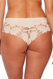 Floral Lace Women's Braziliana Panties with Smooth Back Insert