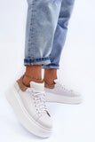 Classic Leather Sports Shoes with Comfort Insole