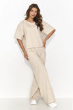 Elegant Cutout Back Tracksuit Set for Women