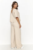 Elegant Cutout Back Tracksuit Set for Women