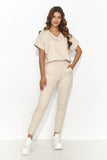 Elegant Oversize Knitted Set with Long Pants & Pockets