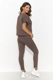 Elegant Oversized Knitted Set with Long Pants and Pockets