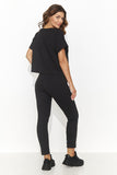 Elegant Oversize Knitted Set with Long Pants and Pockets