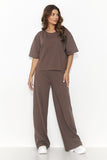Elegant Women's Tracksuit Set with Stylish Cutout Design