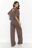 Elegant Women's Tracksuit Set with Stylish Cutout Design