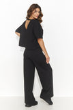 Elegant Women's Tracksuit Set with Cutout Back Design