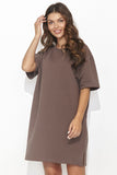 Stylish Short Tracksuit Dress with Subtle Cutout and Bling