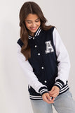 Stylish Women's Sports Sweatshirt with Snap Closure