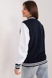 Stylish Women's Sports Sweatshirt with Snap Closure