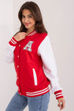 Chic Women's Sports Sweatshirt with Snap Closure & Pockets