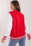 Chic Women's Sports Sweatshirt with Snap Closure & Pockets