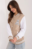 Stylish Women's Sports Sweatshirt with Pockets and Patches