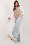 Stylish Women's Sports Sweatshirt with Pockets and Patches