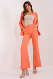 Elegant High-Rise Flared Women's Smart Pants with Pockets