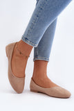 Eco-Suede Ballerinas with Comfortable Leather Insole