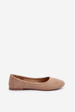 Eco-Suede Ballerinas with Comfortable Leather Insole