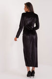 Elegant Velour Evening Dress with Customizable Flowers