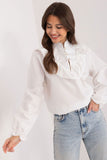 Elegant Frill Blouse for Professional Style and Comfort