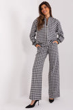 Casual Zip-Up Sweatshirt and Wide-Leg Pants Set
