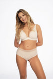 Classic Cut Midi-Bikini Panties Two-Pack in Black & Beige