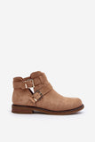 Eco-Suede Classic Women's Slip-On Boots with Buckle Straps