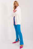 Contrasting Stripe Button-Down Sweater for Everyday Style