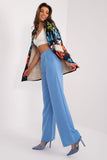 Elegant High-Waisted Unbuttoned Women's Pants