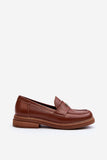 Elegant Women's Leather Moccasins with Comfortable Fit