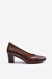 Elegant Almond Toe Pumps with Soft Leather Insole