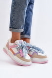 Eco Leather Women's Platform Sneakers for Spring Fashion