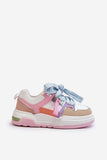 Eco Leather Women's Platform Sneakers for Spring Fashion