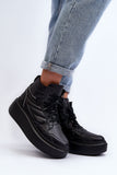 Trendy Women's Platform Sports Shoes in Natural Leather
