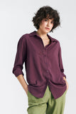 Elegant Oversized Viscose Shirt for Effortless Style