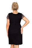 Elegant Emma Plus Shirt with Lace Detailing