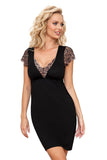 Elegant Viscose and Gold Lace Tulle Top